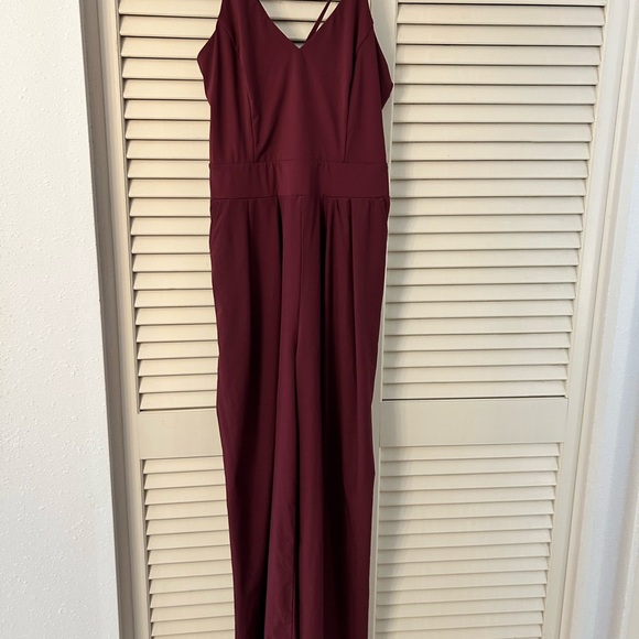 HALARA Deep Wine Jumpsuit - Picture 3 of 5